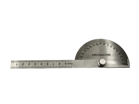 Угломер-транспортир 0-180°, d=100 мм, L=200 мм